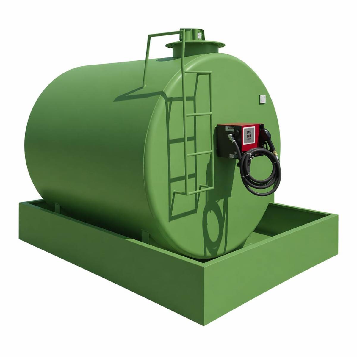 Rezervor motorina monoperete suprateran 5000 litri cu pompa electrica  - Simba's Group